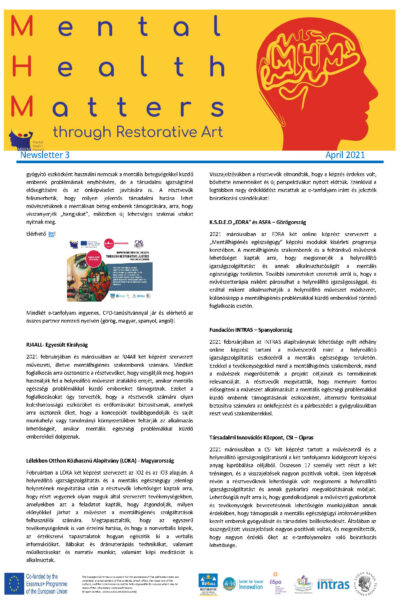 Mental Health Matters (MHM) hírlevél 2. oldal